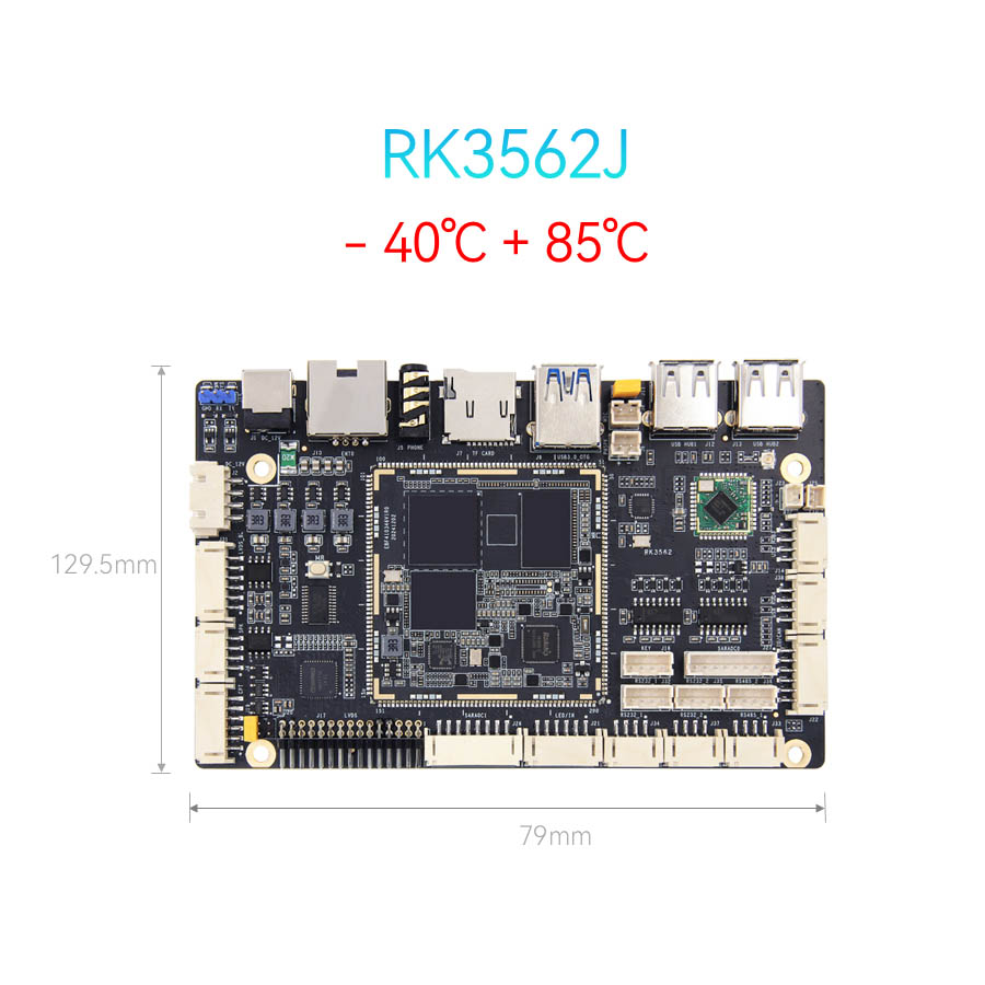 RockChip RK3562 Sinalização Digital SBC Controlador Industrial